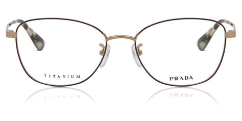 prada glasses pr 64xvd|Prada PR 64XVD Asian Fit 4001O1 Eyeglasses in Burgundy .